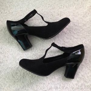 Suede and Patton leather Heals by Hotter